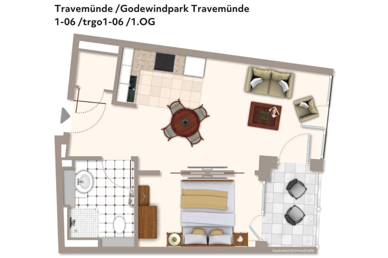 דירות ליבק Godewindpark Travemuende Godewindpark Travemuende 1-06 מראה חיצוני תמונה